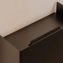 Wandabfalleimer Hold - 9L - Schwarz