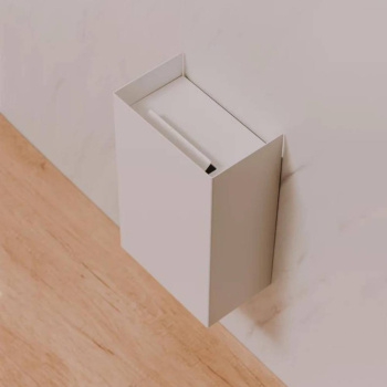 Wandabfalleimer Hold - 9L - Weiß