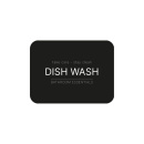 Aufkleber - Dish Wash - Mattschwarz