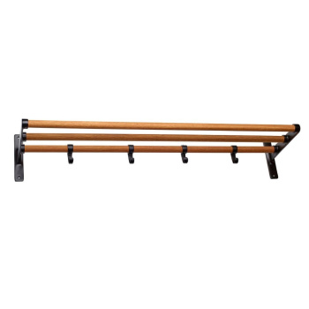 Hutablage Elegant - Eiche/Schwarz