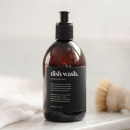 Klebeetikett Premium – Dish Wash - Mattschwarz