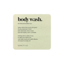 Klebeetikett Premium - Body Wash - Beige