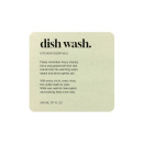 Klebeetikett Premium – Dish Wash - Beige