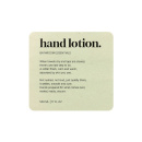 Klebeetikett Premium – Hand Lotion - Beige
