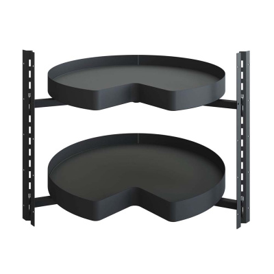 Eckkarussell Recorner Maxx Planero ¾ 760 Ø - Lavagrau in der Gruppe Aufbewahrung / Alle Aufbewahrung anzeigen / Schrankorganisation bei Beslag Online (110006922)