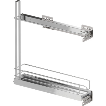 Backblechauszug K-150 Rechts - Chrom