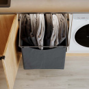 Textilkorb Hoch - Dunkelgrau