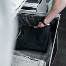 Textilkorb Hoch - Dunkelgrau