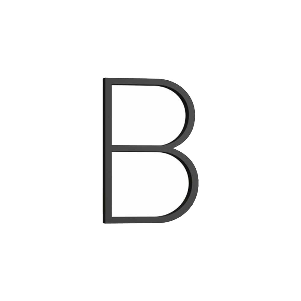 Hausbuchstabe Contemporary - B - Schwarz