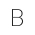 Hausbuchstabe Contemporary - B - Schwarz Hausbuchstabe Contemporary - B - Schwarz