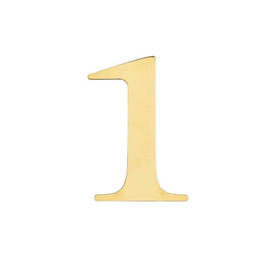 Hausnummern Century - Messing in der Gruppe Aufbewahrung / Alle Aufbewahrung anzeigen / Hausnummern bei Beslag Online (2030696-V)