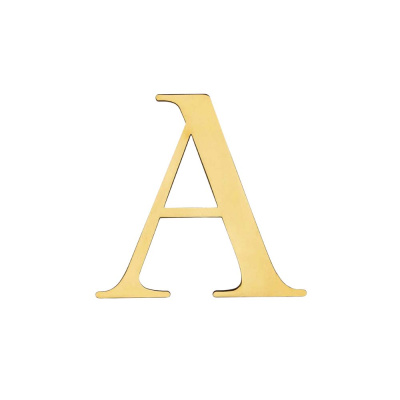 Hausbuchstabe Century - Messing in der Gruppe Aufbewahrung / Alle Aufbewahrung anzeigen / Hausnummern bei Beslag Online (2030707-V)