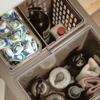 Mülltrennung - Select Base Eco - Dunkelgrau