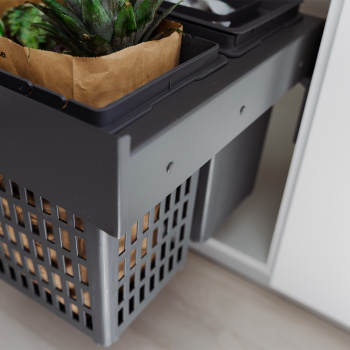 Mülltrennung - Select Side 600 Eco - Dunkelgrau