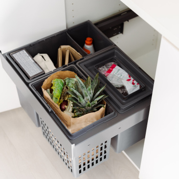 Mülltrennung - Select Side 600 Eco - Dunkelgrau