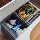 Mülltrennung Cube Basic Eco - Dunkelgrau