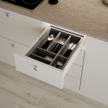 Besteckkasten Basic - Oriongrau
