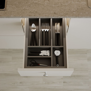 Besteckkasten Basic - Oriongrau