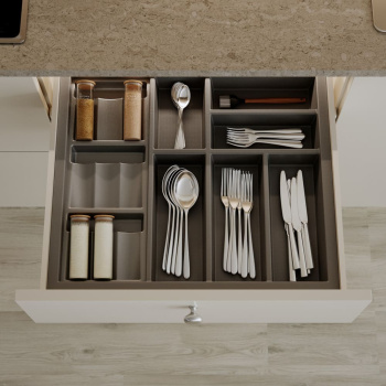 Besteckkasten Basic - Oriongrau