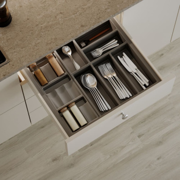 Besteckkasten Basic - Oriongrau