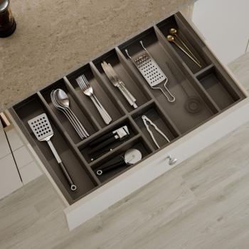 Besteckkasten Basic - Oriongrau
