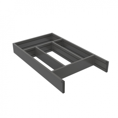 Besteckkasten Flex Basic - 500 (473mm) - Dunkelgrau in der Gruppe Aufbewahrung / Alle Aufbewahrung anzeigen / Besteckkästen bei Beslag Online (230005102)