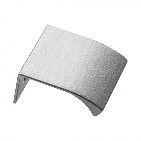 Kantengriff Edge Straight - 40mm - Edelstahl-Optik
