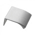 Kantengriff Edge Straight - 40mm - Edelstahl-Optik Kantengriff Edge Straight - 40mm - Edelstahl-Optik