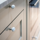 Möbelknopf Bead Straight - Carrara Marmor