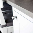 Möbelknopf Lily - Edelstahl-Optik