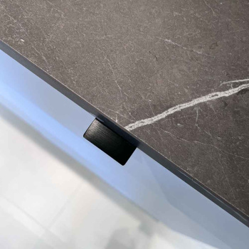Kantengriff Edge Straight - 40mm - Gebürstetes Schwarz