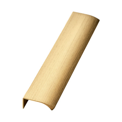 Kantengriff Edge Straight - 200mm - Gebürstetes Messing in der Gruppe Griffe / Farbe/Material / Messing bei Beslag Online (304168-11)