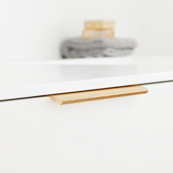 Kantengriff Edge Straight - 200mm - Gebürstetes Messing