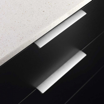 Kantengriff Edge Straight - 350mm - Edelstahl-Optik
