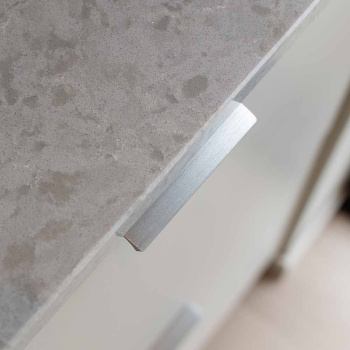 Kantengriff Edge Straight - 100mm - Edelstahl-Optik
