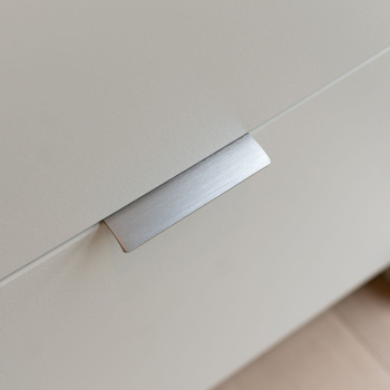 Kantengriff Edge Straight - 100mm - Edelstahl-Optik