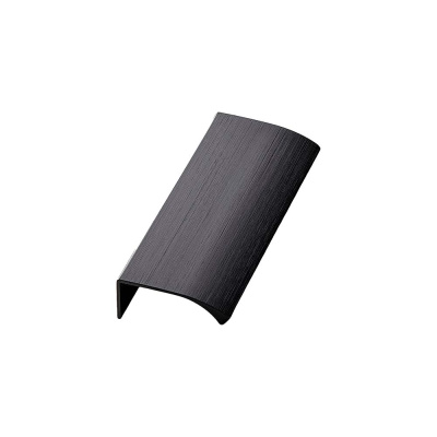 Kantengriff Edge Straight - 100mm - Gebürstetes Schwarz in der Gruppe Griffe / Farbe/Material / Schwarz bei Beslag Online (304199-11)