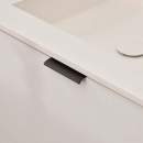 Kantengriff Edge Straight - 100mm - Gebürstetes Schwarz