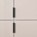 Kantengriff Edge Straight - 100mm - Gebürstetes Schwarz