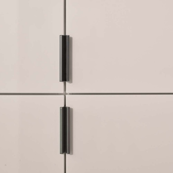 Kantengriff Edge Straight - 100mm - Gebürstetes Schwarz