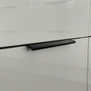Kantengriff Edge Straight - 100mm - Gebürstetes Schwarz
