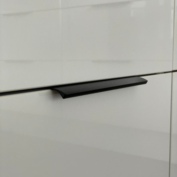Kantengriff Edge Straight - 100mm - Gebürstetes Schwarz
