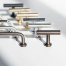 Griffknauf T-Form T Viva - Gebürsteter Edelstahl