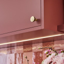 Möbelknopf Copenhagen - 25mm - Rohes/Poliertes Messing