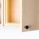 Möbelknopf Copenhagen - 25mm - Mattschwarz