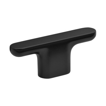 Griffknauf T-Form T Vibe Plain - Mattschwarz