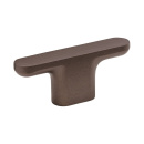 Griffknauf T-Form T Vibe Plain - Dunkelbronze