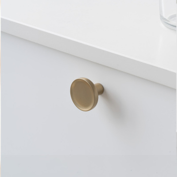 Möbelknopf Vibe Soft - 38mm - Gebürstetes Gold