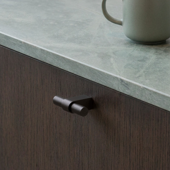 Griffknauf T-Form T Trace - Dunkelbronze