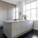 Möbelknopf T Helix - Edelstahl-Optik